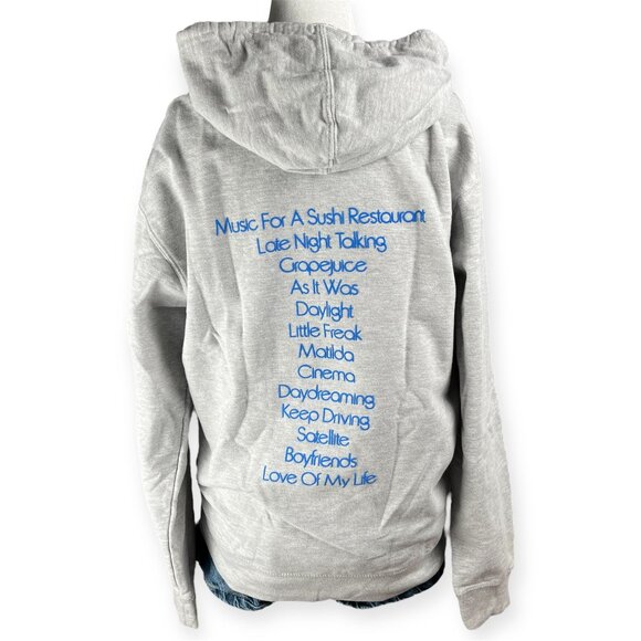 Harry Styles Harry’s House Hoodie Gray Love On Tour Sweatshirt Medium Tracklist - Picture 2 of 7